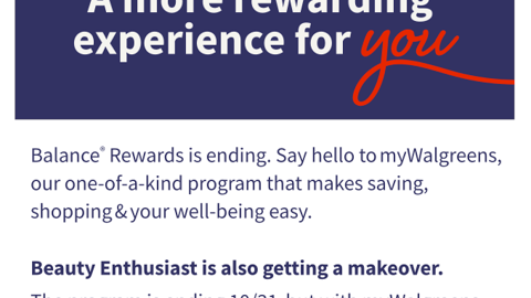 Walgreens 'myWalgreens' Email